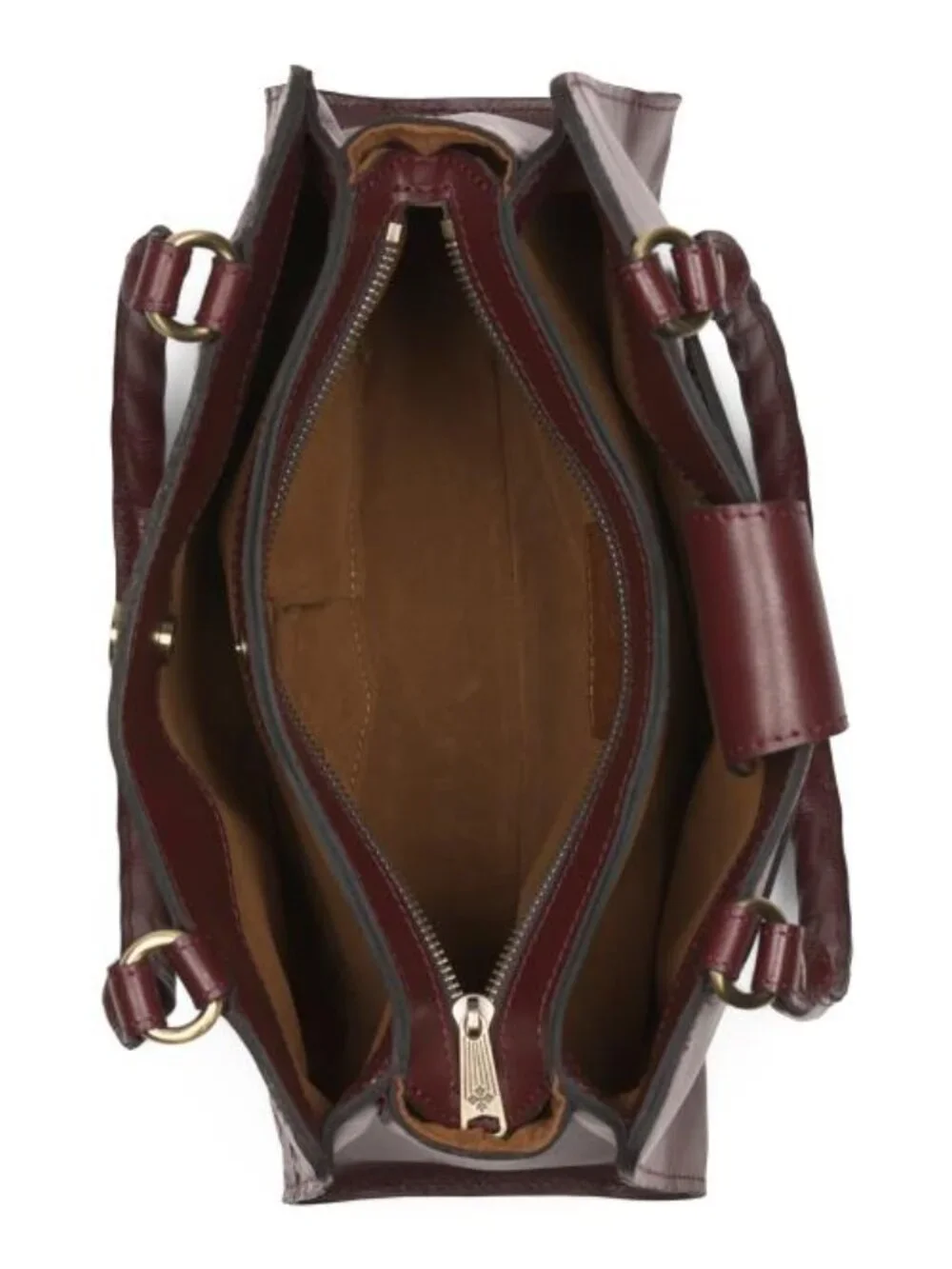 PATRICIA NASH Leather Rienzo Double Handle Satchel